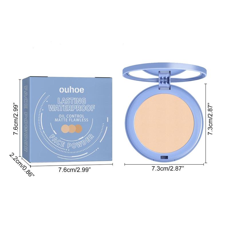 Long-lasting Matte Concealer Powder, Oil Control Concealer Powder, Makeup Setting Powder, Smooths Skin & Completes Makeup, Suitable for All Skins, Cosmetic Products, Makeup Products