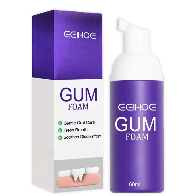 60ml Gum Foam Mousse, Gentle Oral Care, Deep Cleaning Of Teeth Stains, Improves Teeth Brightness, Comfort Long Lasting Fresh Breath