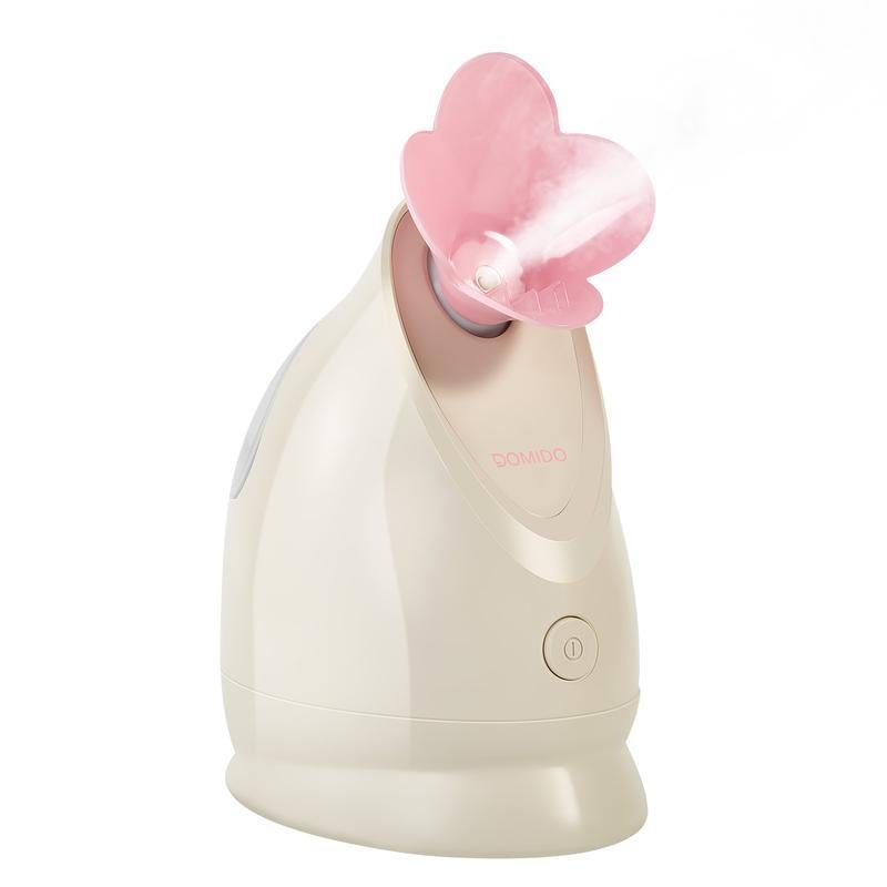  DOMIDO Zephyra Ionic Facial Steamer - Deep Cleansing, Hydration & Skin Rejuvenation for a Radiant Holiday Glow