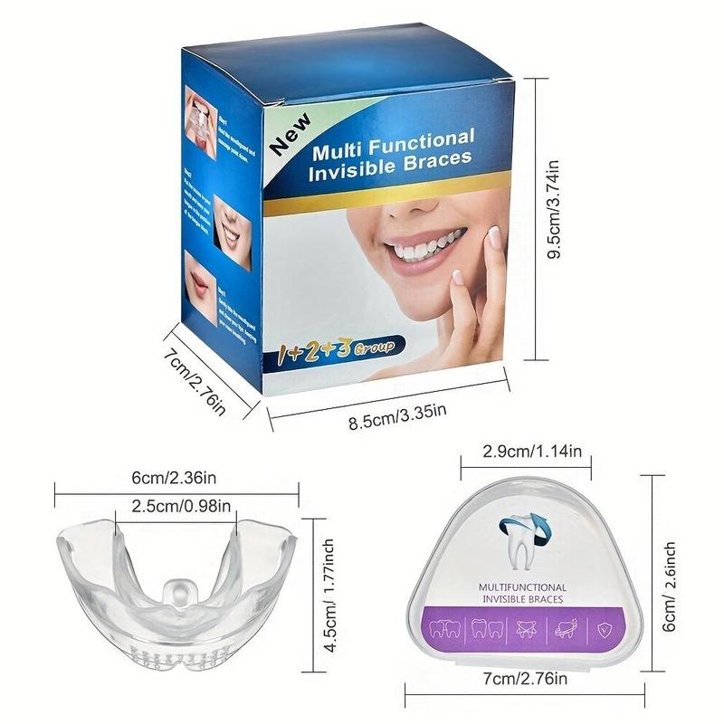 3 Stages Mouth Guard, 3 Counts set Anti-molars Dental Retainer, Oral Care Protective Gear for Sports & Outdoor Activities