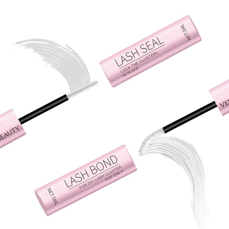 Veyesbeauty Cluster Lash Bond & Seal White for DIY Eyelash Long-Lasting Extensions Glue Makeup Cosmetic Eyelashes Extensions