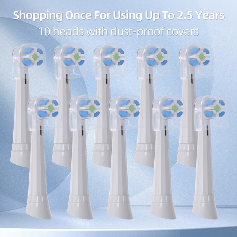 Compatible with Oral-B iO 3 4 5 6 7 8 9 10 Series Ultimate Clean Electric Toothbrush Replacement Brush Heads,for Oral-B iO Electric Toothbrush,10 Pack