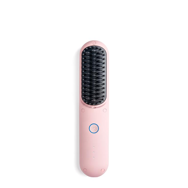 TYMO PORTA-Cordless Hair Straightener Brush hair straightening Comfort pink hairstraightener