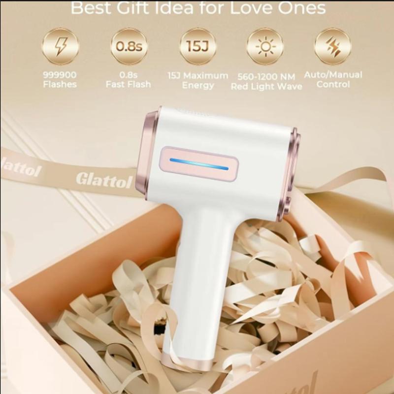 4 in 1 Laser Hair Removal Machine, 1 Box Us Plug 4 in 1 Laser Hair Removal Tool with Ice Cooling Care Function for Women, for Armpits Legs Arms Bikini Hair Removal, Epilator Hair, Hair Removal Kit, Depilator