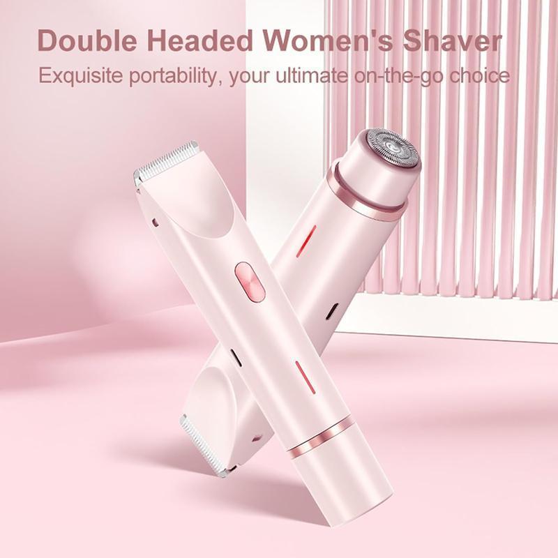 2 in 1 Electric Hair Removal Tool, 1 Box Rechargeable Waterproof Hair Trimmer & Accessories, Personal Care Appliances for Women