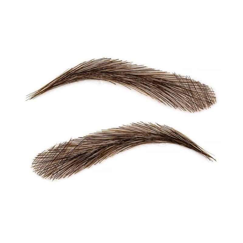 Real Hair Eyebrow Wigs. Style: Los Angeles Color: Dark Brown