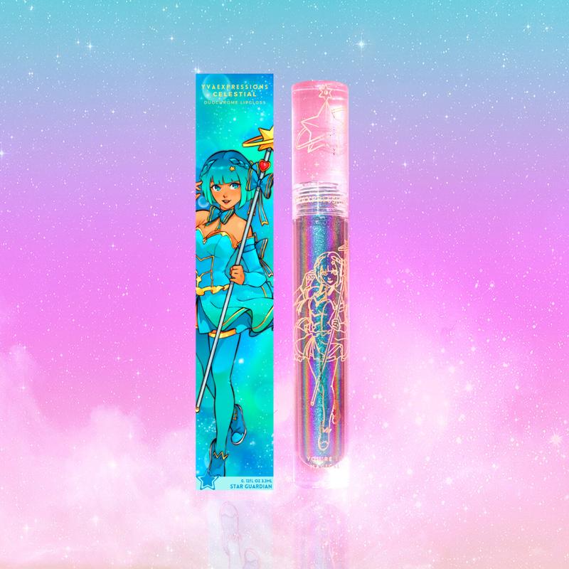 Magical Guardian Multichrome Lip gloss, Glossy Color Shifting Glitter Lipgloss, Hydrating, Long-lasting, and Pigmented