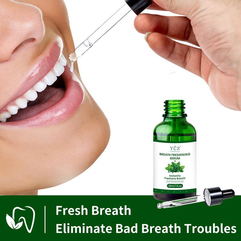 YCZ Fresh Breath Oral Care Essence, NaturalBreath Freshening Drops, Long Lasting FreshBreath, Easy to Carry, Minty Taste