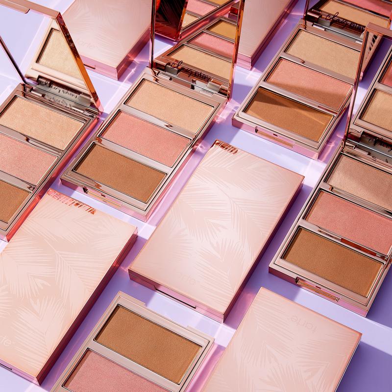 tarte clay play to-go cheek palette - blush, highlighter and bronzer