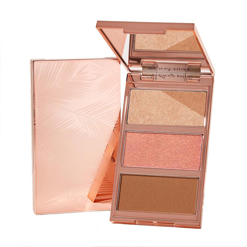 tarte clay play to-go cheek palette - blush, highlighter and bronzer