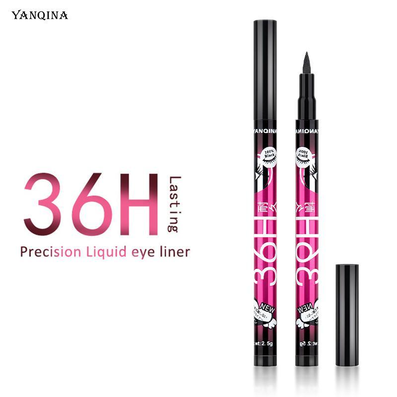 Waterproof Smudge-Proof 4 Color Eyeliner Pencil for Cat Eye Goth Halloween Makeup Colorful High-Pigment Eye & Lip Crayon Face Paint Pearl Gloss Finish Punk Gothic Look