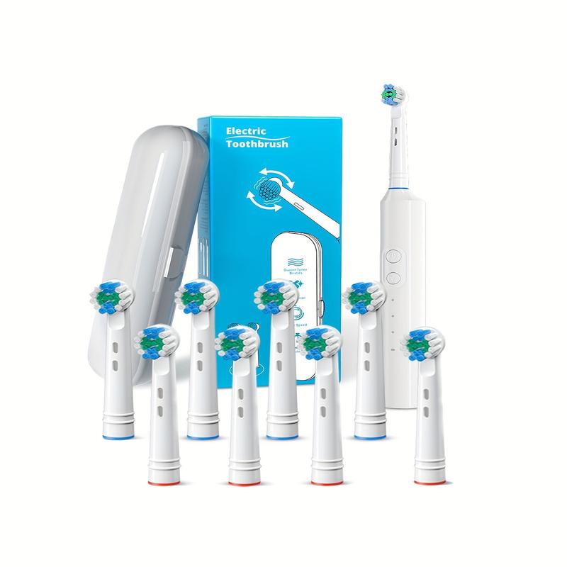 Adult Electric Toothbrush, with 8 One Bruch Head, 3 Modes, Rechargeable