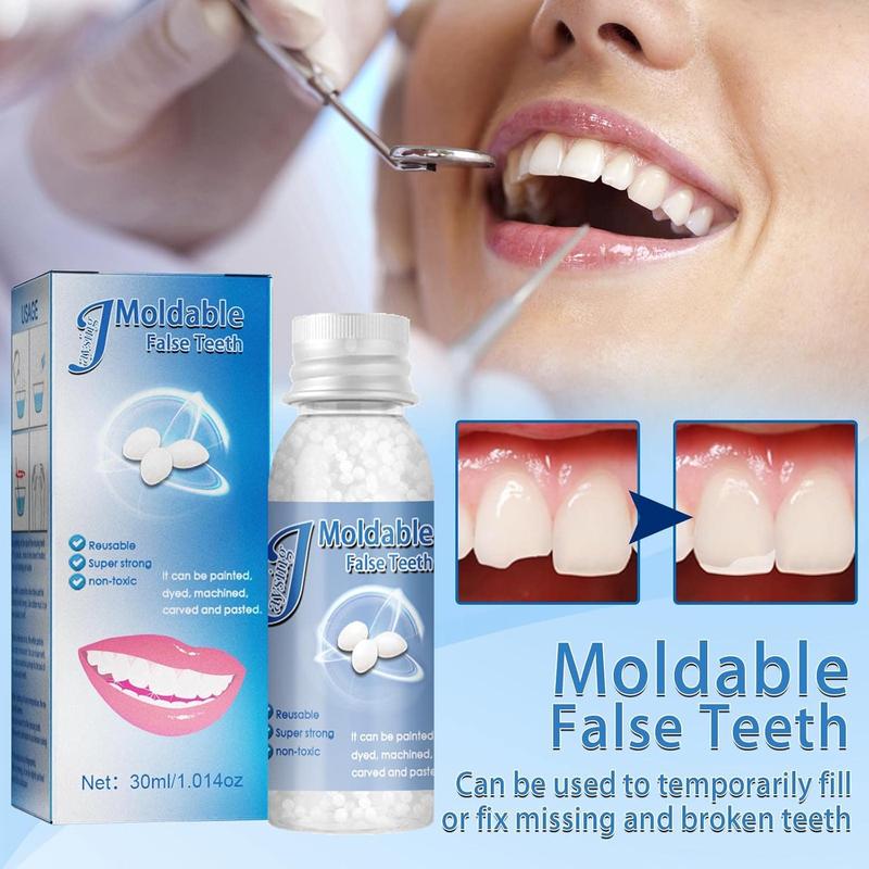 Moldable False Teeth – Shapeable Denture Repair Pellets for Broken Teeth & Missing Teeth | Perfect for Film, TV, & Cosplay TikTokShopBlackFriday