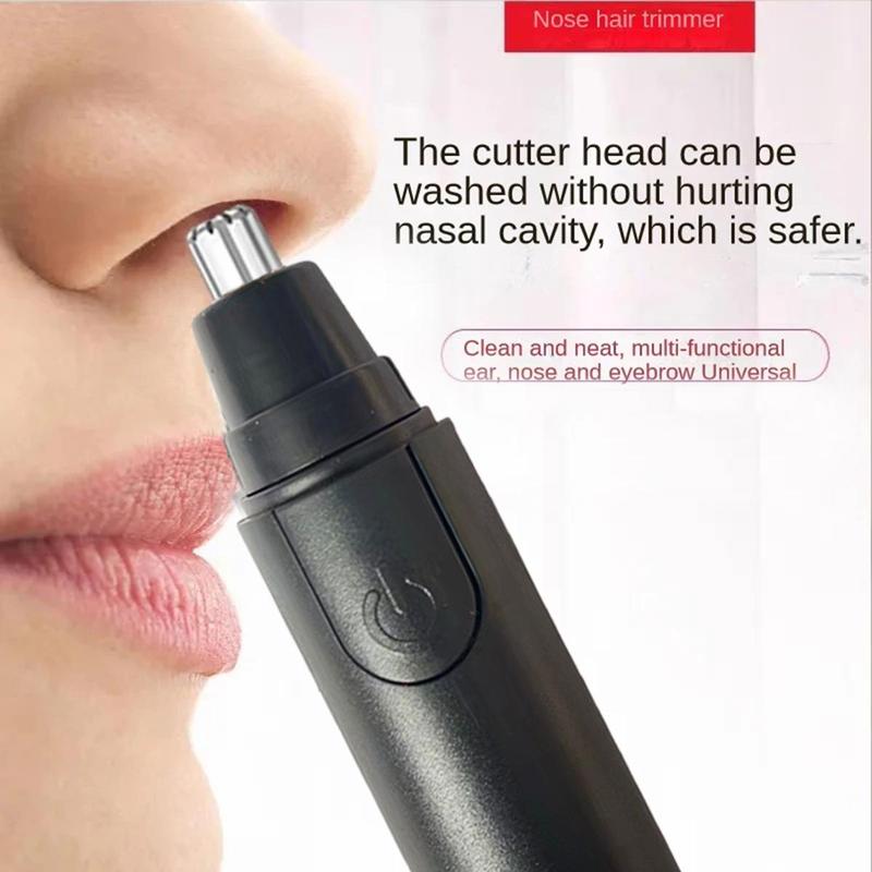 Electric Nose Hair Trimmer, 1 Count Eyebrow Nose Hair Clipper, Nose & Ear Hair Shaver, Hair Removal Device for Men & Women