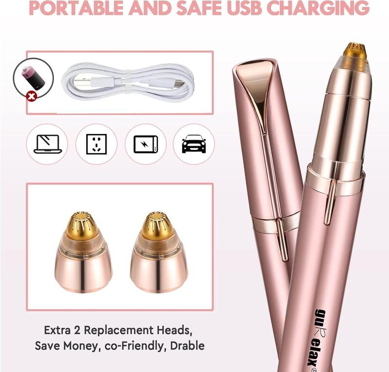 Eyebrow Trimmer for Women Rechargeable,Women's Eyebrow Hair Remover,  Eyebrow Razor for face Fingers Legs Mouth Eyebrow face shaver