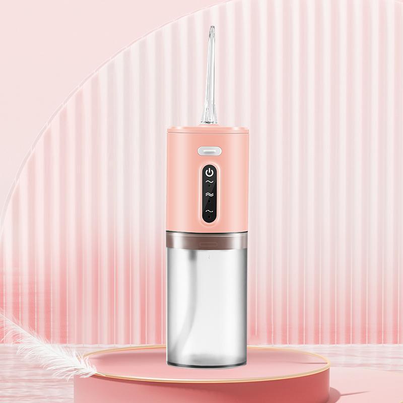 Ultrasonic Oral Irrigator, 1 Set Rechargeable Water Flosser, Waterproof Electric Tooth Cleaner, Oral Care Tool for Home & Travel