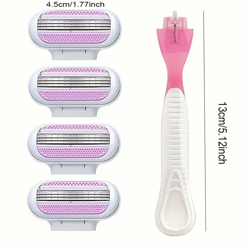 Women's Electric Razor Set, 13pcs set Electric Razor & Replacement Blades, Facial Leg Underarm Shaver, Beauty & Personal Care Product