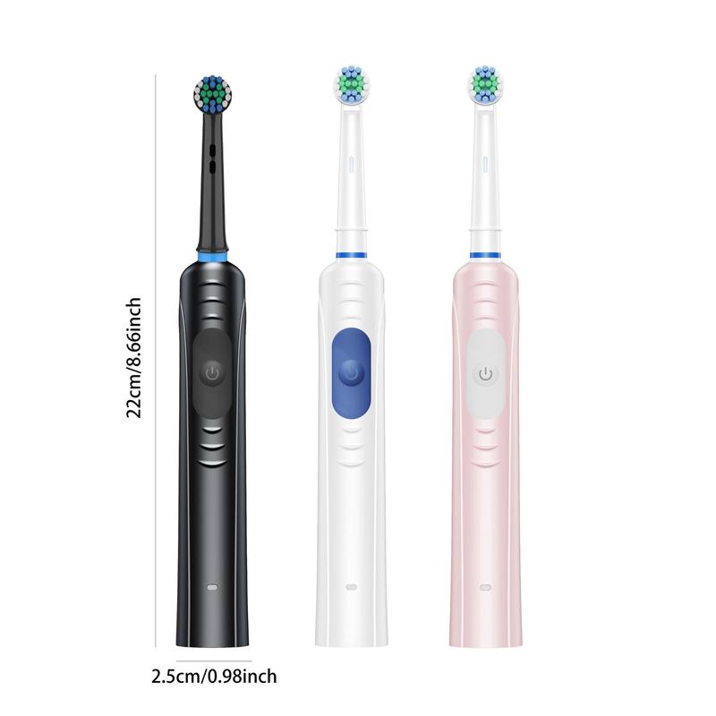 Electric Toothbrush Set, 1 Box Rechargeable Toothbrush & Replacement Brush Heads, Oral Care Product for Adults, Intelligent Deep Cleaning Toothbrushes