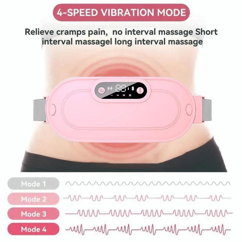 Menstrual Heating Pad, Smart Warm Palace Belt, Relief Waist Cramps Vibrating Abdominal Massager, Discomfort Relieving Belt Best Gift For Mother, Girlfriend