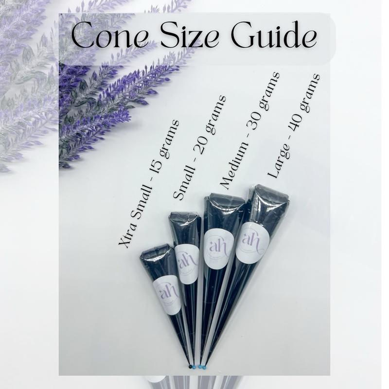 5 Jagua Cones Bundle - Natural Temporary Tattoo Kit for Body Art, Festivals, Parties, and Special Occasions - Easy Application, Dark Long-Lasting Stain