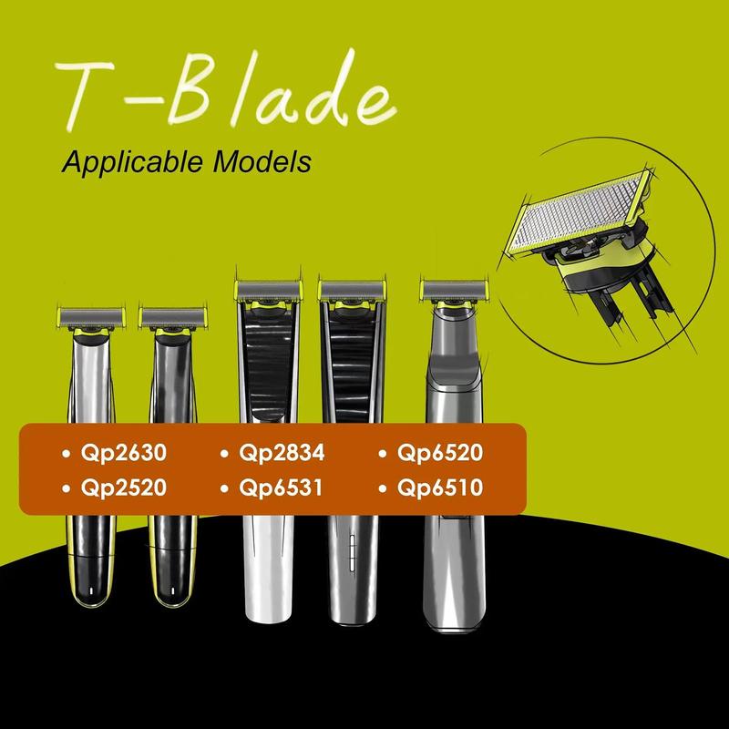 Replacement Blade, Replacement Shaver Head, Shaver Accessories for Norelco One Blades QP210 80 QP2515 QP2520 QP2630 QP2834 QP6510 31 QP6520 30, Christmas Gift