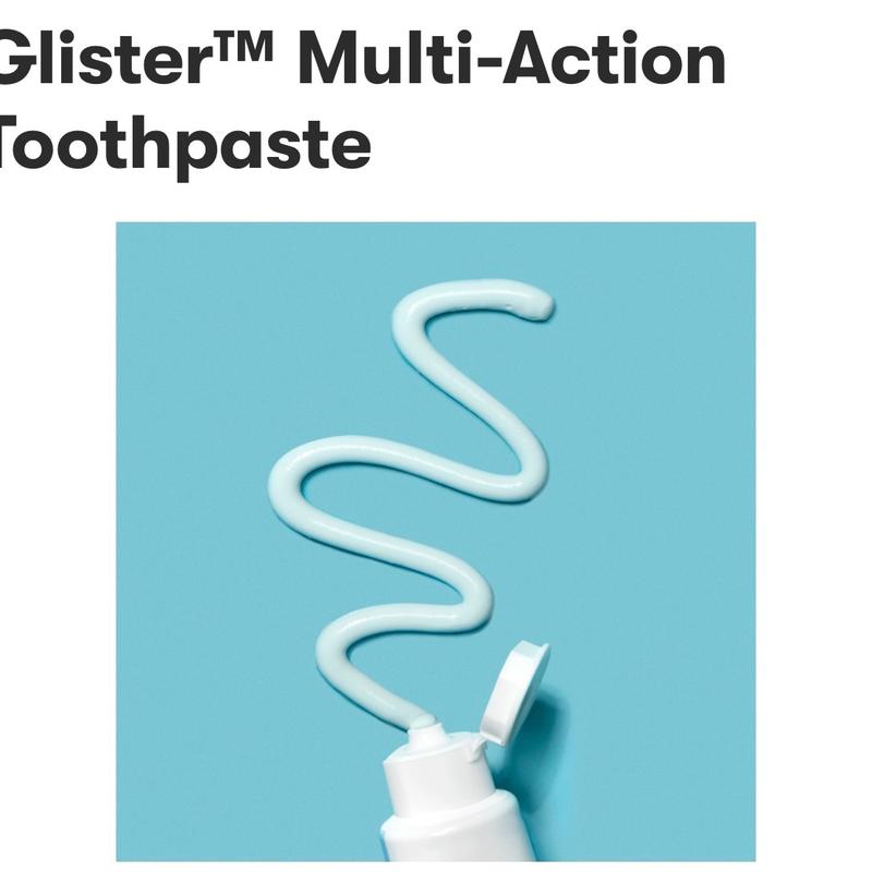 Glister Multi-ACTION TOOTHPASTE for Oral Health brighten toothpaste