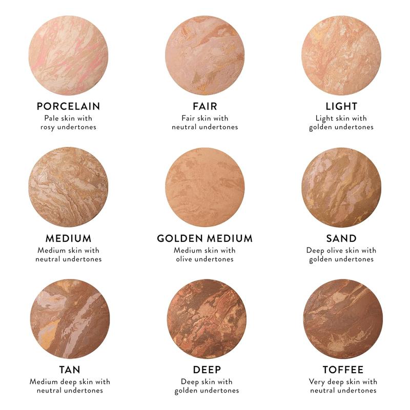 LAURA GELLER NEW YORK Award-Winning Baked Balance-n-Brighten Color Correcting Powder Foundation - Light - Buildable Light to Medium Coverage - Demi-Matte Natural Finish