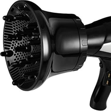 HealSmart Hair Dryer Diffuser Attachment for Curly and Natural Wavy Hair, Professional Salon Tool, Adjustable from 1.4