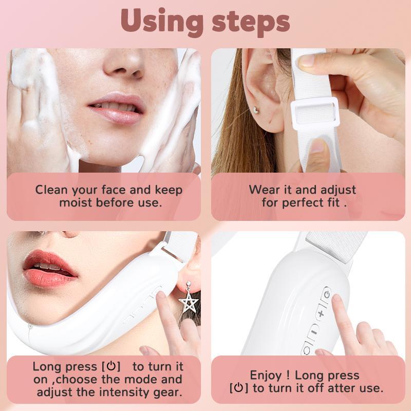 Foldable Face Massage Tool, 1 Count Multilevel and Multi-mode Facial Lifting & Firming Belt, Personal Care Products for Women