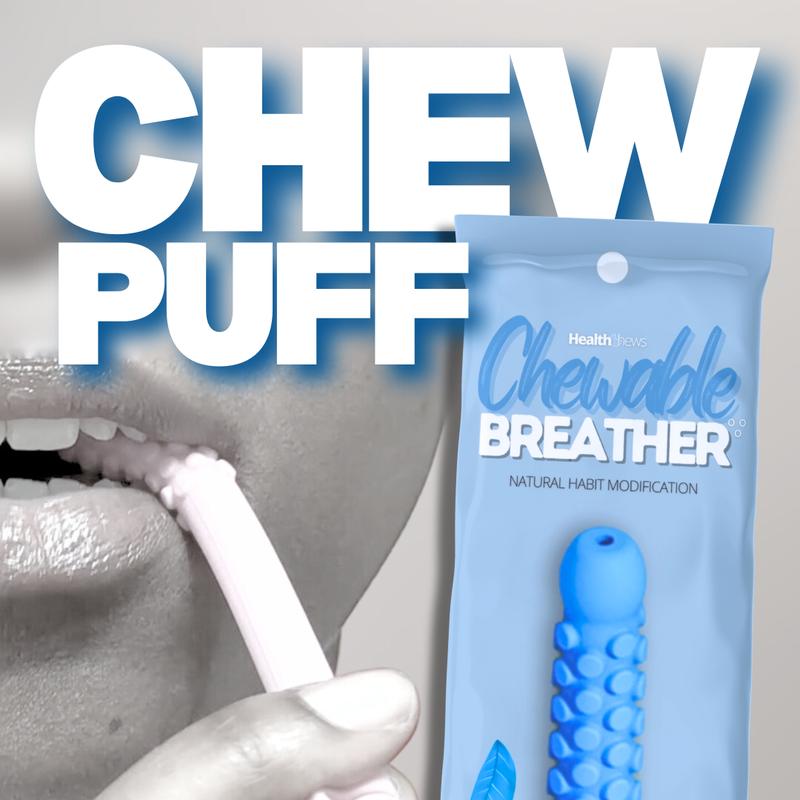 Quit Vaping Chew Puffer Craving Oral Fixation Relief Breather Before and After Quitting, Smoking Cessation, Health Aromatherapy