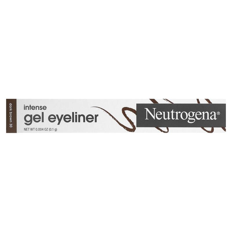 Neutrogena Intense Gel Eyeliner, Dark Brown 30, 0.004 oz (0.1 g)