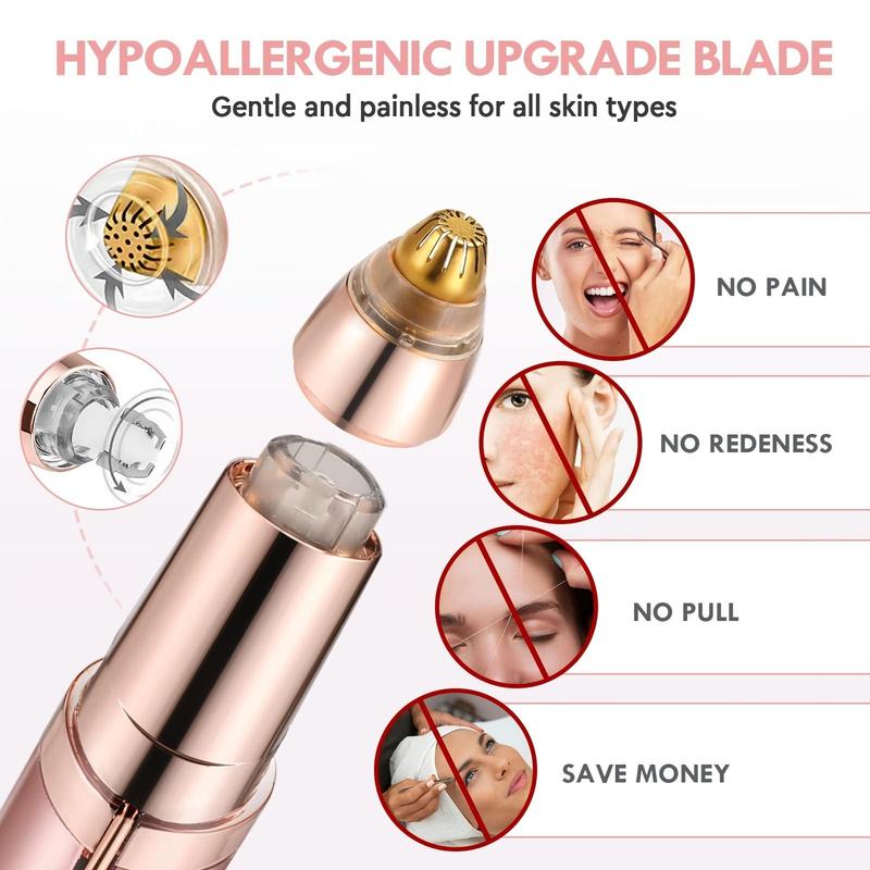 Portable Electric Eyebrow Trimmer, Summer Portable Electric Brow Shaping Tool for Women and Men