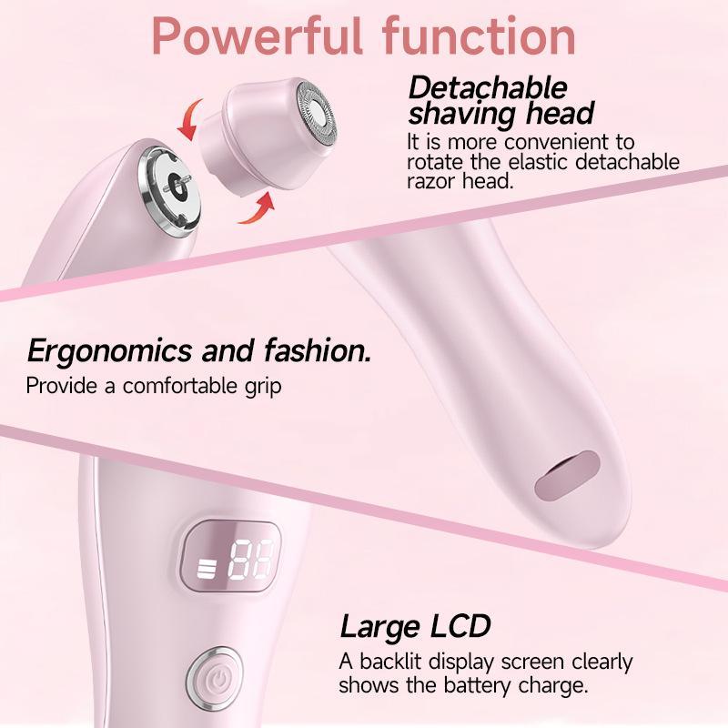 Electric Bikini Trimmer for Women, 1 Box USB Rechargeable Body Shaver, Waterproof Facial Razor, Personal Care Appliances for Women, Christmas Gift