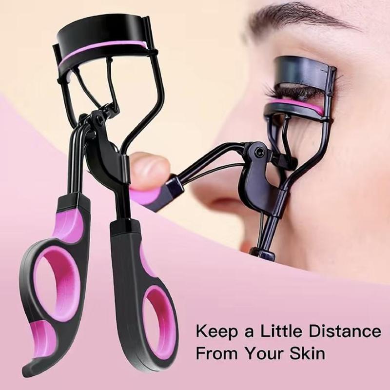 Eyelash Curler with 10pcs Replacement Pad, 1 Set Professional Makeup Tools for Women, Eyelash Makeup Tools for Women