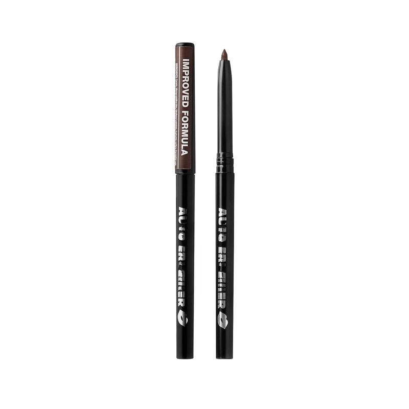 Auto Lip Liner Pencil, Long Lasting & Non-Fading, Smooth Application, Non-Feathering with Rich Color, No Sharpener Needed, Ideal for Full Lips Look (Dark Brown)