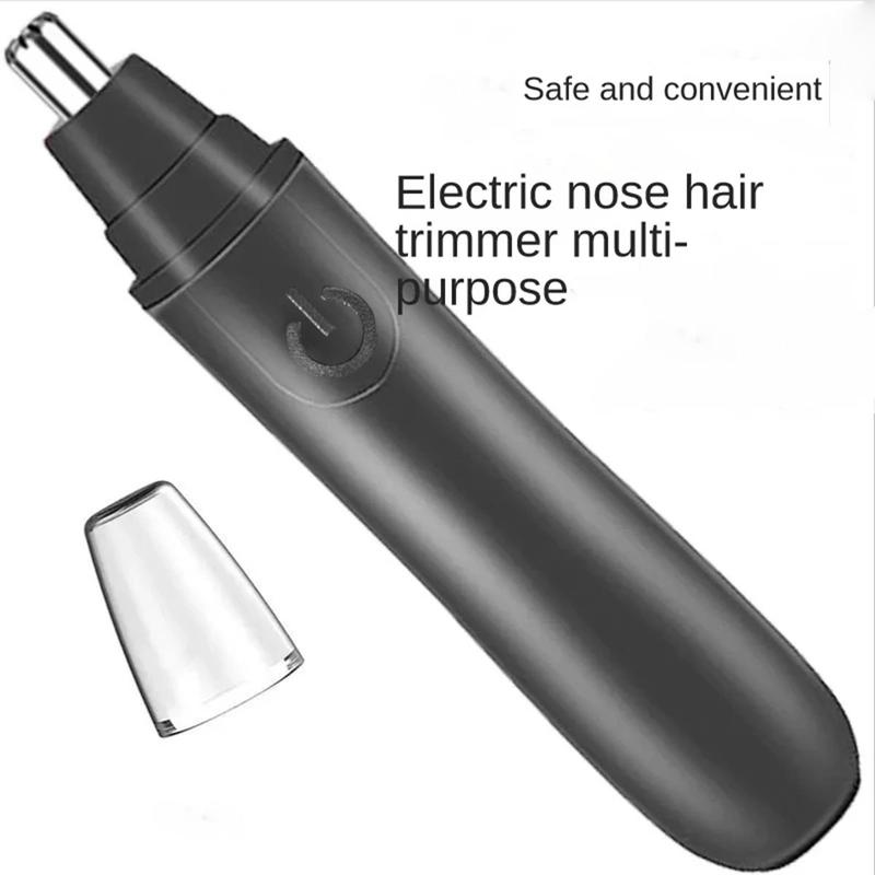 Electric Nose Hair Trimmer, 1 Count Eyebrow Nose Hair Clipper, Nose & Ear Hair Shaver, Hair Removal Device for Men & Women