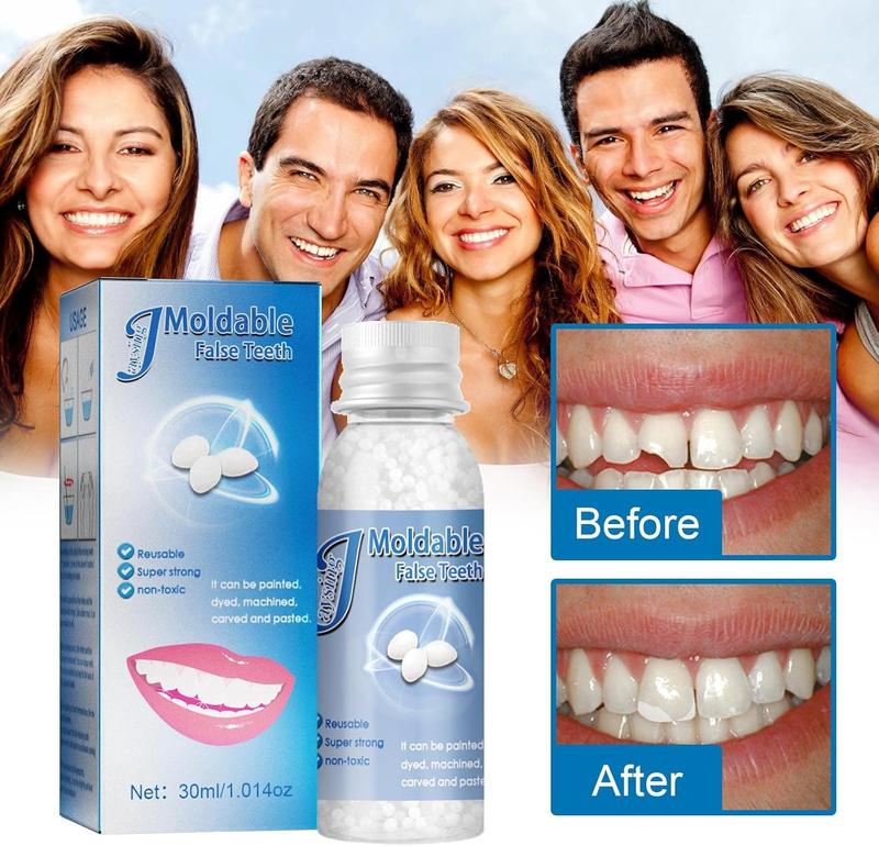 Moldable False Teeth – Shapeable Denture Repair Pellets for Broken Teeth & Missing Teeth | Perfect for Film, TV, & Cosplay TikTokShopBlackFriday