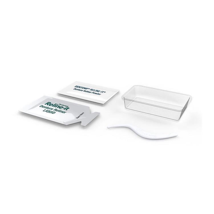 Dentemp Denture Reline Kit - Advanced Formula Reline It Denture Reliner - Denture Kit to Refit and Tighten Dentures for Both Upper & Lower Denture