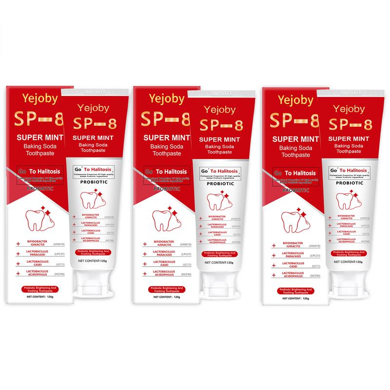 (3 Counts only 19.99$) SP-8 Toothpaste  Oral Health Management, Fresh Breath Oral Clinic’s 10-Year Development: The Ultimate Bad Breath Fighter and Teeth Whitening Solution Effect is better than SP-6 and SP-7,SP-8 SP-6 SP-4 sp-8 sp-6 sp-4 sp8 sp6 sp4