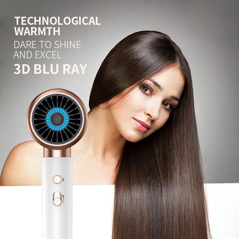 Professional High Speed Hair Dryer, Low Noise Hair Dryer with Nozzle, Hair Styling Tool for Home & Salon Use