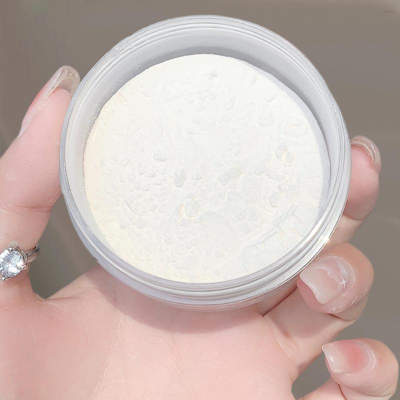 Oil Control Loose Powder, 1 Count Lightweight Face Powder Minimizes Pores & Perfects Skin, Sweat Proof Oil Control Face Makeup Powder, Makeup Accessories, Cosmetics, Smooths Skin & Completes Makeup