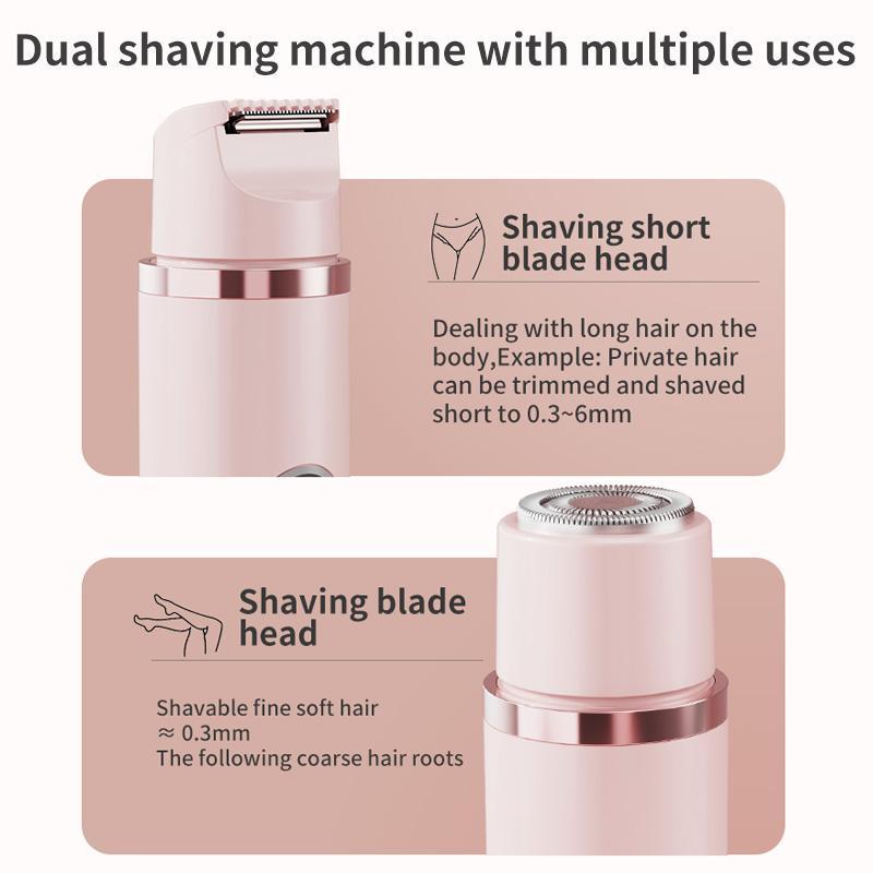 2 in 1 Electric Shaver, Portable Body Epilator, Lady Facial Hair Remover for Men and Women, Personal Care Appliances