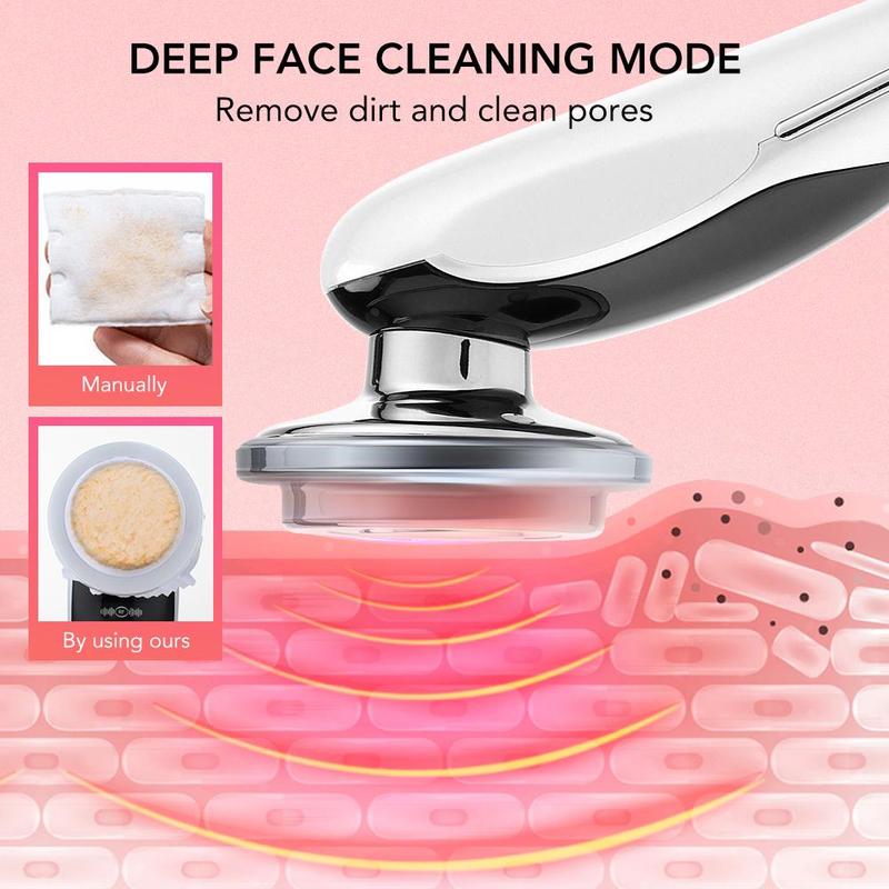 7 in 1 Facial Beauty Machine, 1 Box Rechargeable Facial Beauty Instrument, Facial Skin Care Tool for Women, Personal Care Appliances