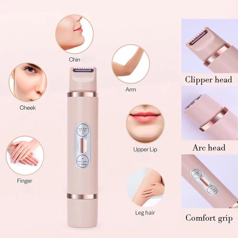 2 in 1 Electric Shaver, Portable Body Epilator, Lady Facial Hair Remover for Men and Women, Personal Care Appliances