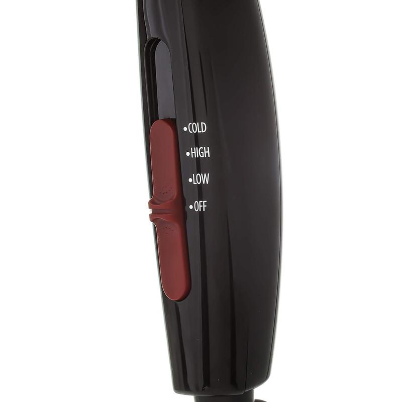 Red by Kiss 2000 Ceramic Ionic Hair Blow Dryer 2 Bonus Detangler Pik included Professional 3 Setting Heat Speed