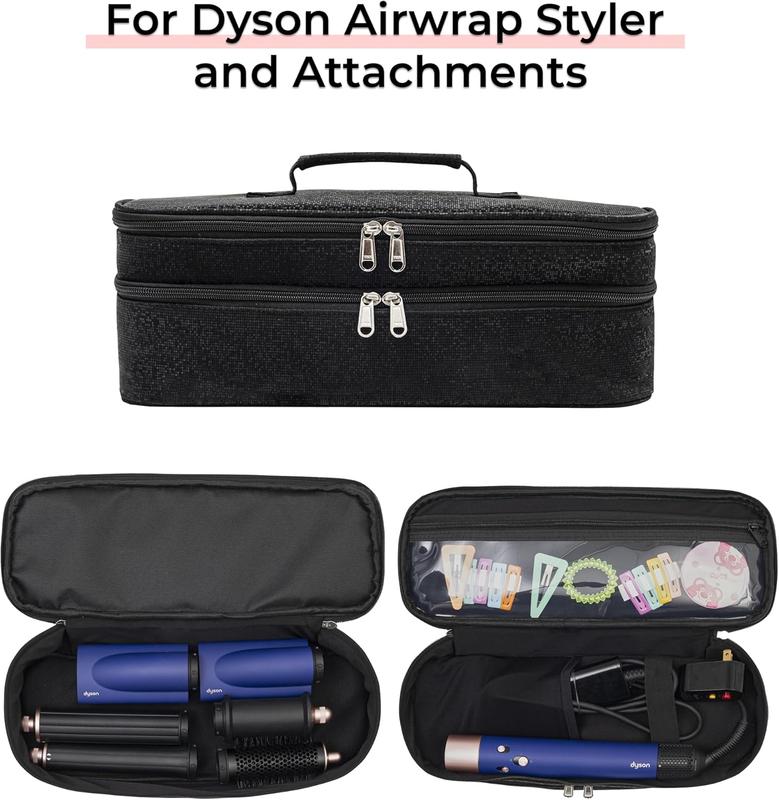 Hair Tools Travel Bag Compatible With Shark Flex Style Attachment, Shark Airwrap Flexstyle, Dyson Airwrap | Travel Case For Sharkflex Styler | Beauty Hair Dryer Attachments Storage D.Diamond