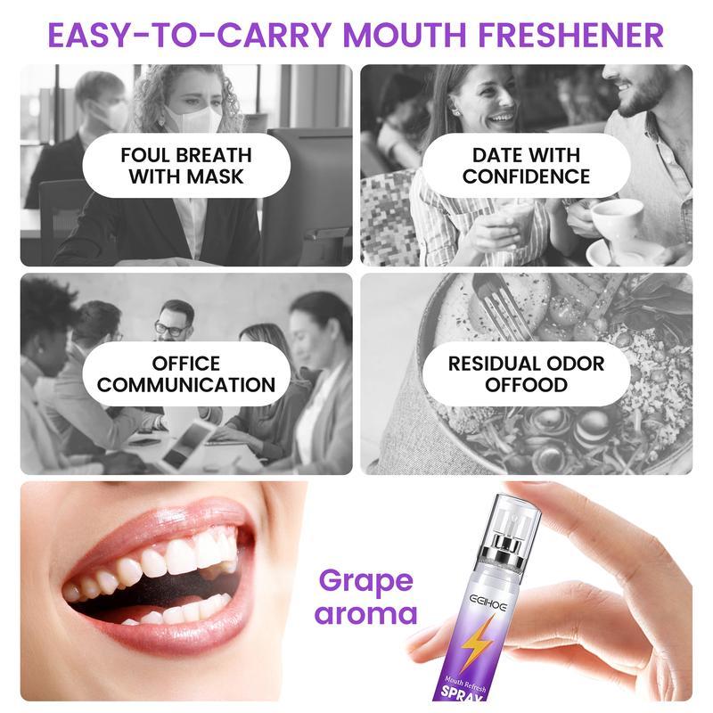 EELHOE Probiotic Oral Spray - 20ml Breath Freshener for Long-Lasting Freshness and Oral Health, Kiss Charm Promoter,  Make Every Kiss  More Delightful!