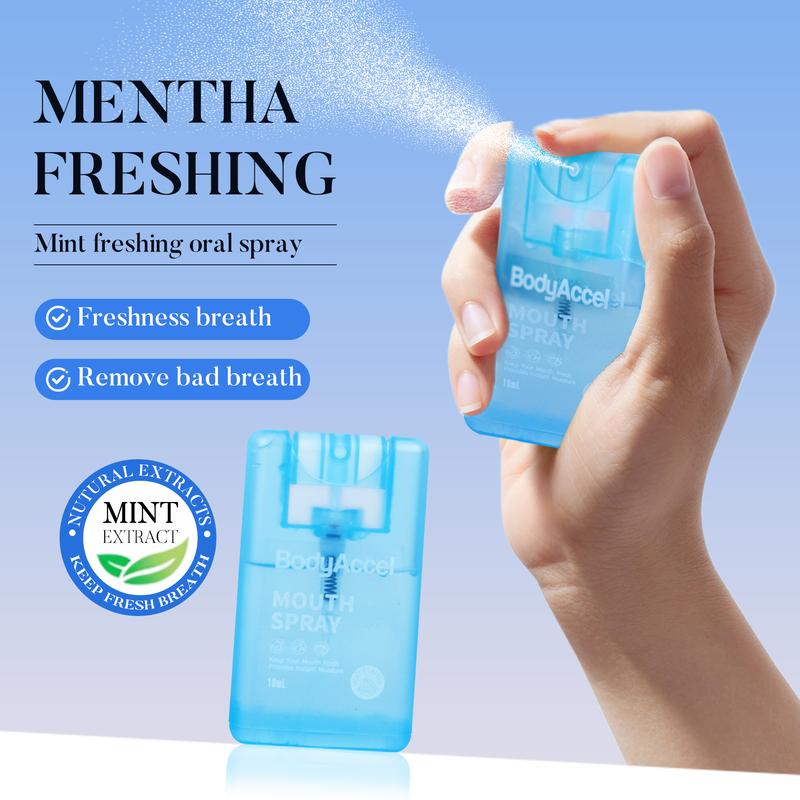 Bodyaccel Dry Mouth Spray, Breath Freshener for Long-Lasting Freshness