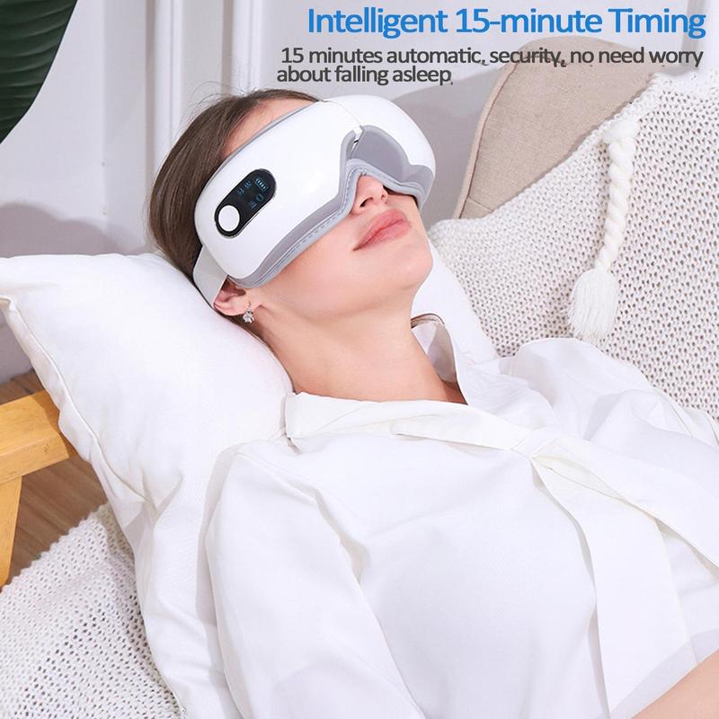 Comfort Electric Eye Massager with Children's Mode & Music, Portable Heating Eye Mask for Pressure Release, Massager Machine, Professional Eye Care Tool, Massagers for Eye, Christmas Gift