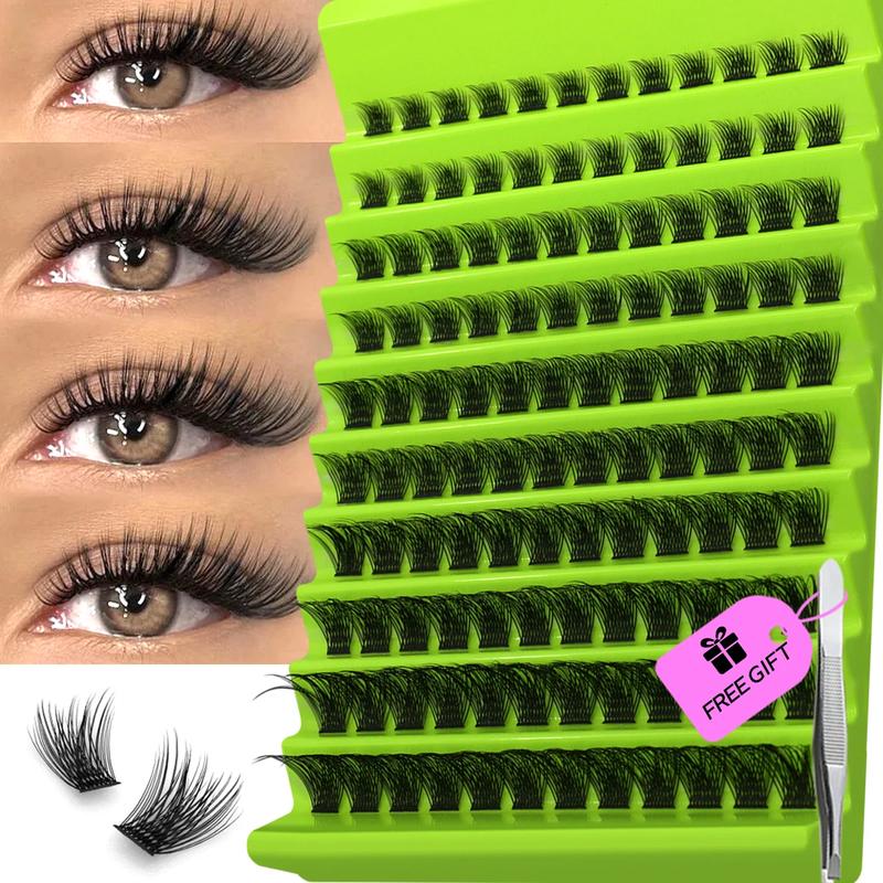 GROINNEYA Cluster Lashes Natural Eyelash Extension Volume Individual Lashes Mixed Tray Faux Mink Lashes Cilias Makeup GROINNEYA